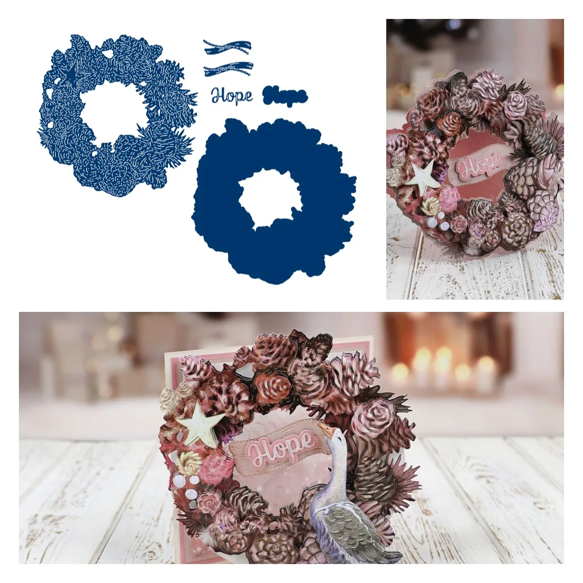 

Super star garland cutting dies & stamps scrapbook dariy decoration stencil embossing template diy greeting card handmade 2021