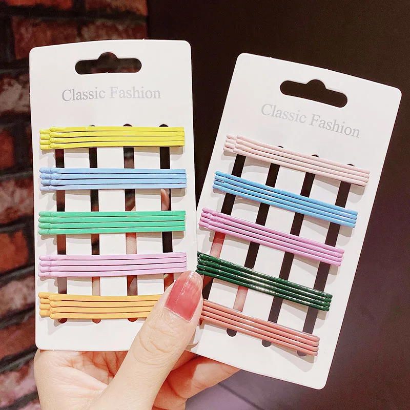 

12/20PCS/Set New Women Girls Cute Candy Colors Barrettes Hair Holder Clips Hairpins Sweet Hair Ornament Fashion Hair Accessories