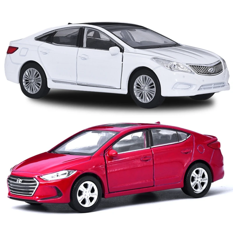 1/36 Hyundai ELANTRA AZERA модель автомобиля из сплава Литые и игрушечные автомобили