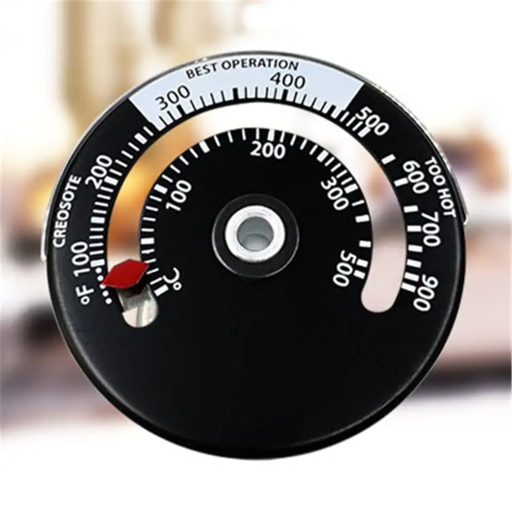 Магнитный термометр с деревянной плитой для камина счетчик вентиляторов