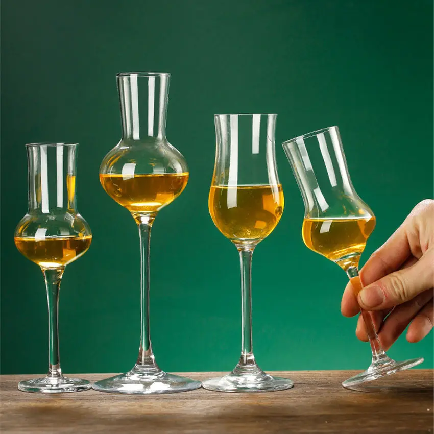 Шотландский стакан с тюльпаном для виски хрустальный бокал запахом вина бренди