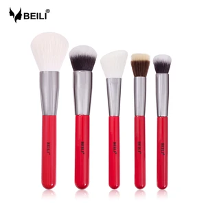 Профессиональные кисти для макияжа BEILI, кисти для основы, пудры, шерсти, синтетические волосы, консилер, контурная Кисть для макияжа
