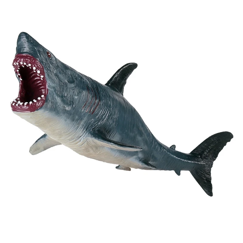 

13ââ Shark Toy Prehistoria Animal Vivid Megalodon Science Toy Miniature Figurine Collection Window Display Kids Bath Toy