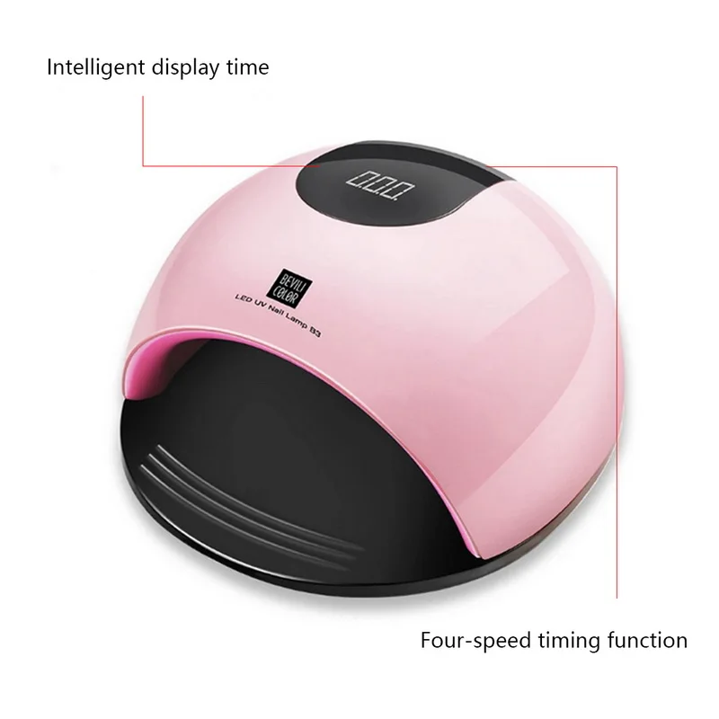 B3 профессиональный светодиодный УФ-лампа 80 Вт Сушилка для ногтей Гель-лак