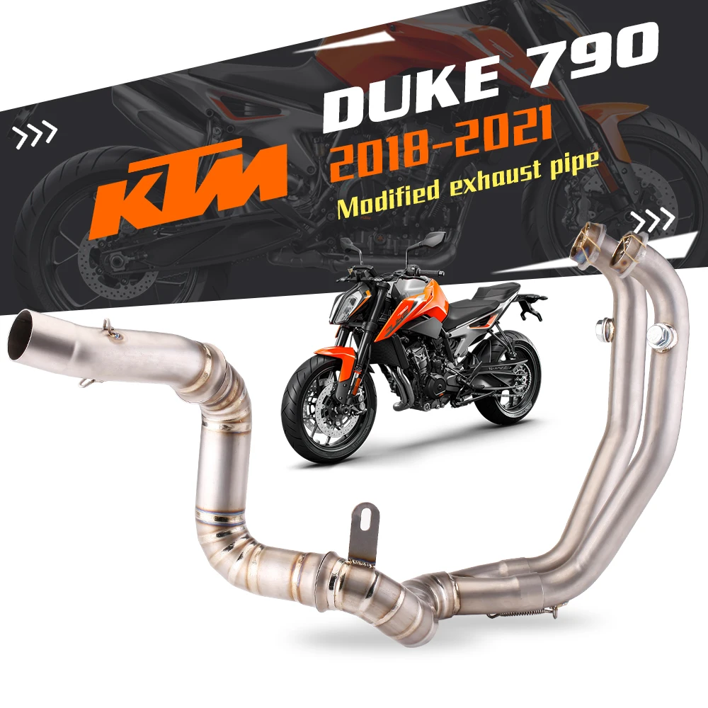 

Suitable for KTM DUKE790 full section of titanium alloy exhaust pipe perfect and non-destructive modification