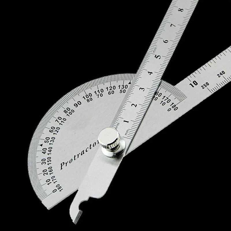 0 180 градусов транспортир квадратный угловой Тесты линейка угломер круглый