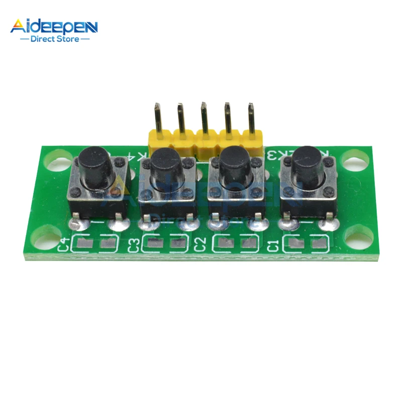 1x4 4 клавиши кнопка 5 контактов клавиатура модуль Mcu плата для Arduino студенческий