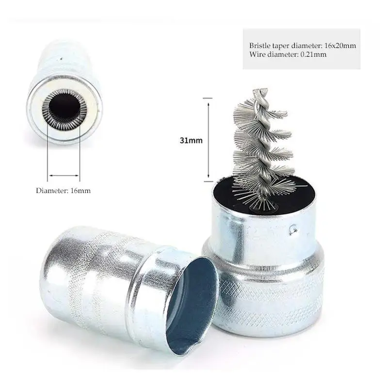 Автомобильный Аккумуляторный пост терминал очиститель грязи и коррозии щетка