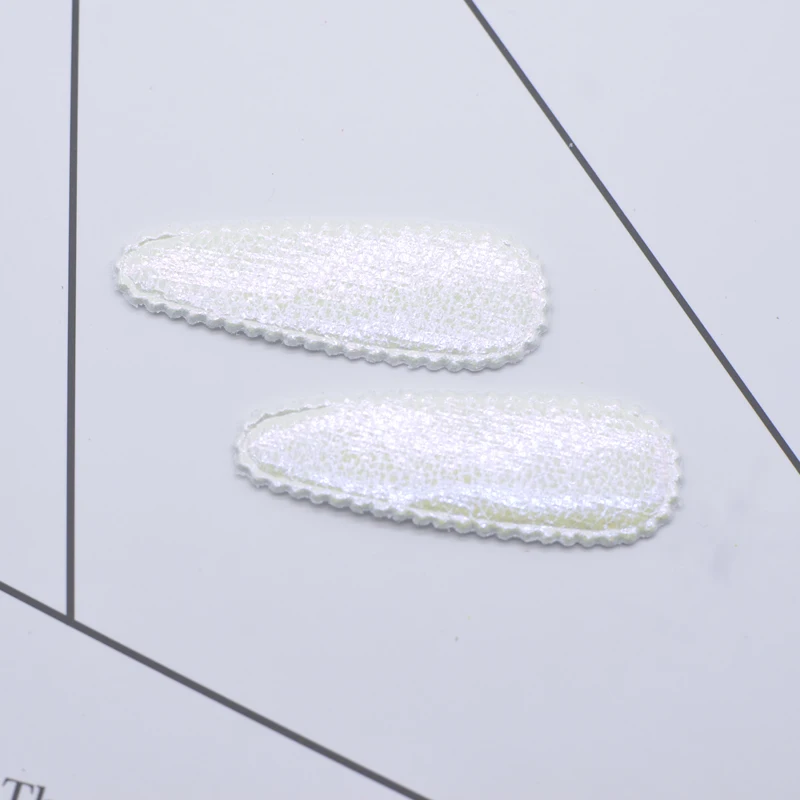

24Pcs/set Shiny Lace Waterdrop Clip Applique for DIY Craft Handmade Sewing on Patches Headwear Hairpin Side Clip Patch Accessory