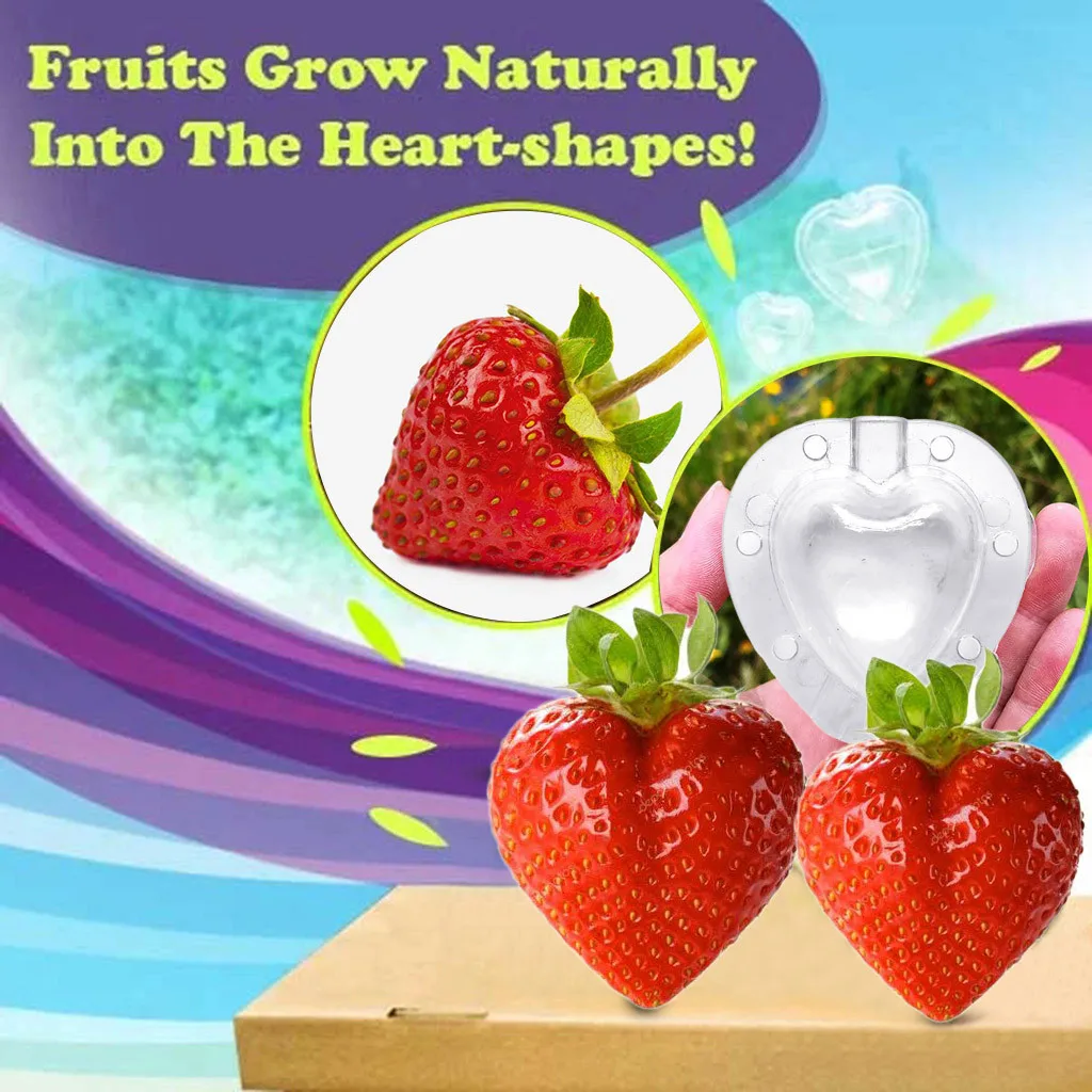Пластиковая форма для выращивания фруктов в форме сердца Прозрачная инструменты