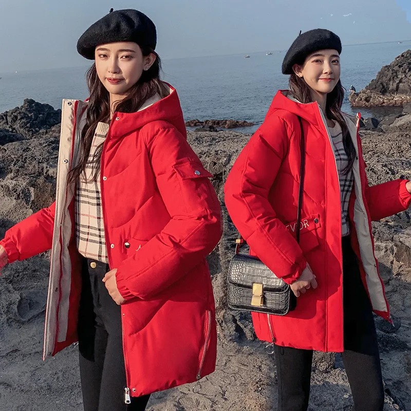 Женские зимние куртки пальто 2019 весна осень женские пуховики с хлопковой