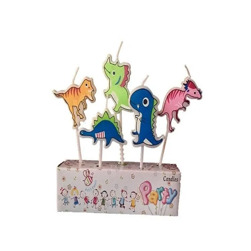 Партия из 5 предметов милые товары для дня рождения с изображением динозавра