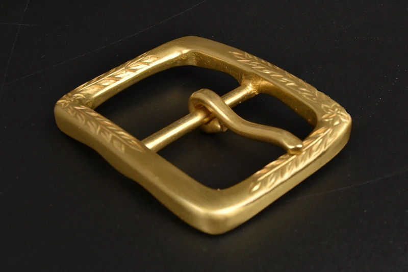 Deepeel 1 шт. 40*56 мм унисекс из чистой меди пряжки ремня выгравированный вручную DIY High