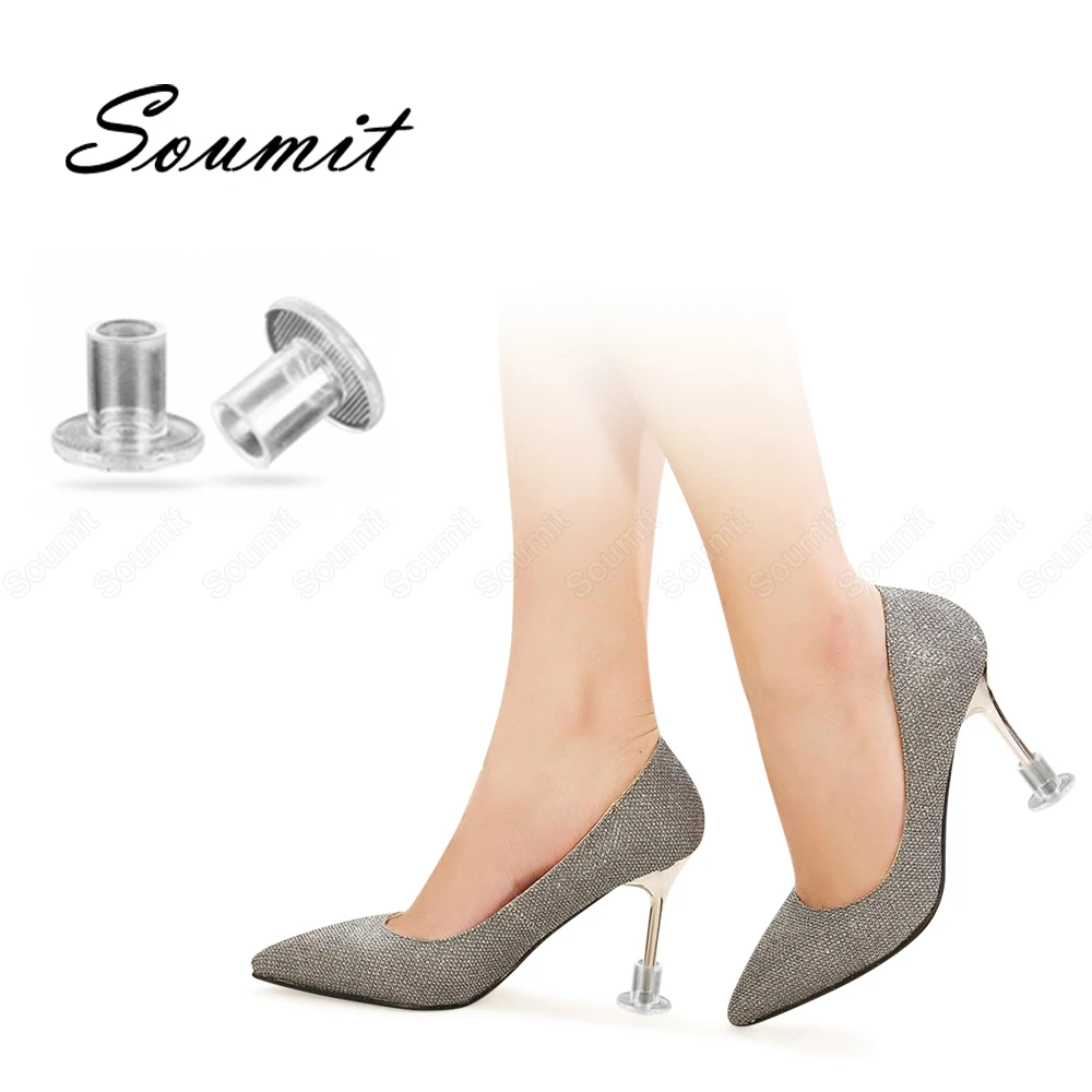 Heel Protectors Caps for Women High Heels Shoes Stopper Covers Anti-slip Latin Stiletto Dancing Shoe Care Accessories Cover Cap