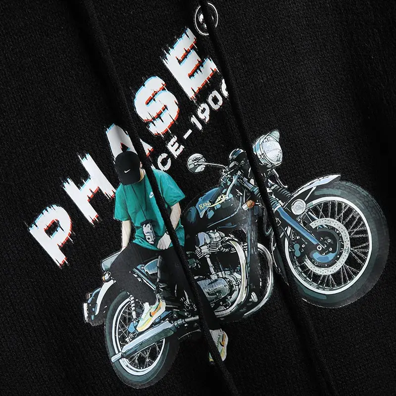 SingleRoad Mens Sweater Men 2020 Patchwork Harajuku Hip Hop Jumper Korean Style Pullover Oversized Black Hooded | Мужская одежда