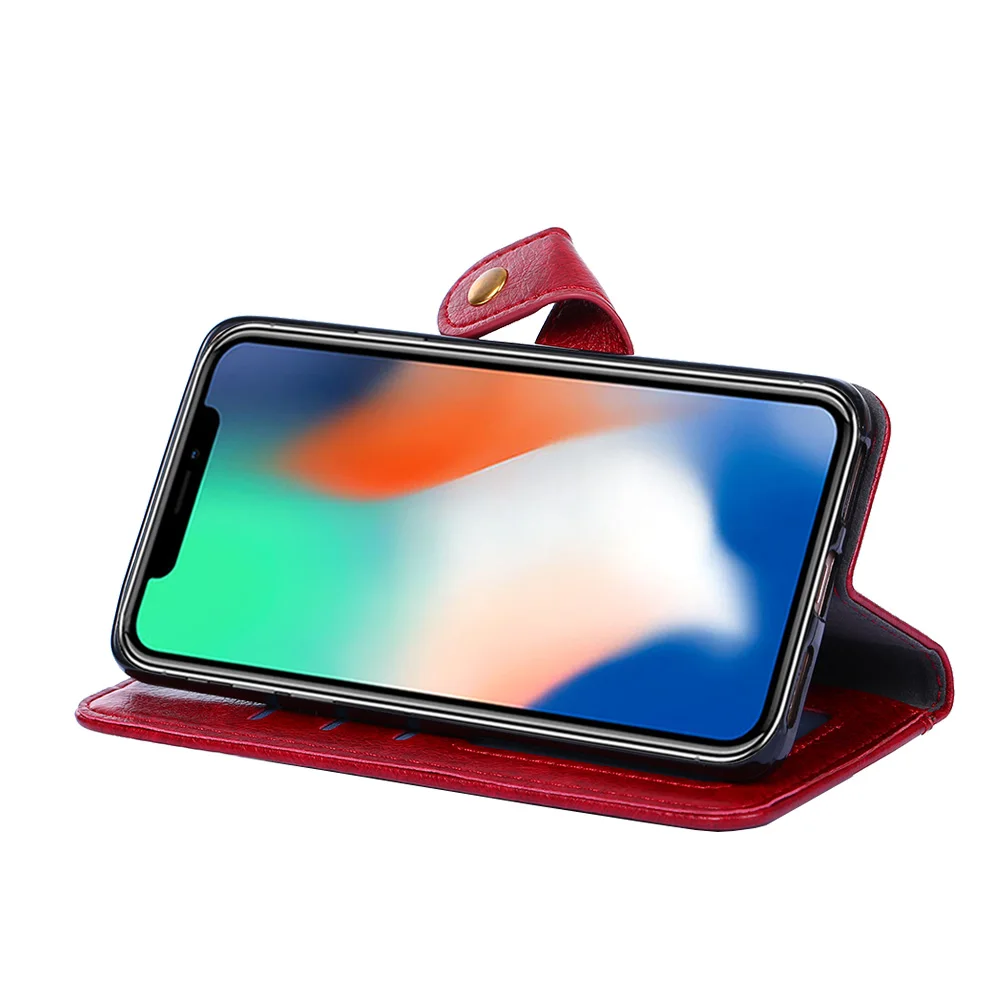 Чехол-Кошелек для Oppo A7 2018 K1 F9 Pro A7X R17 A73s F7 Youth Realme X 1 A3 A79 A5 A3s Чехол кожаный флип-чехол