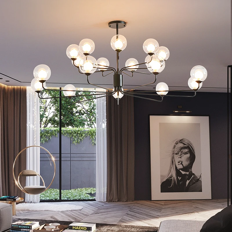 Люстра потолочная в скандинавском стиле детская декоративная цветная лампа e27