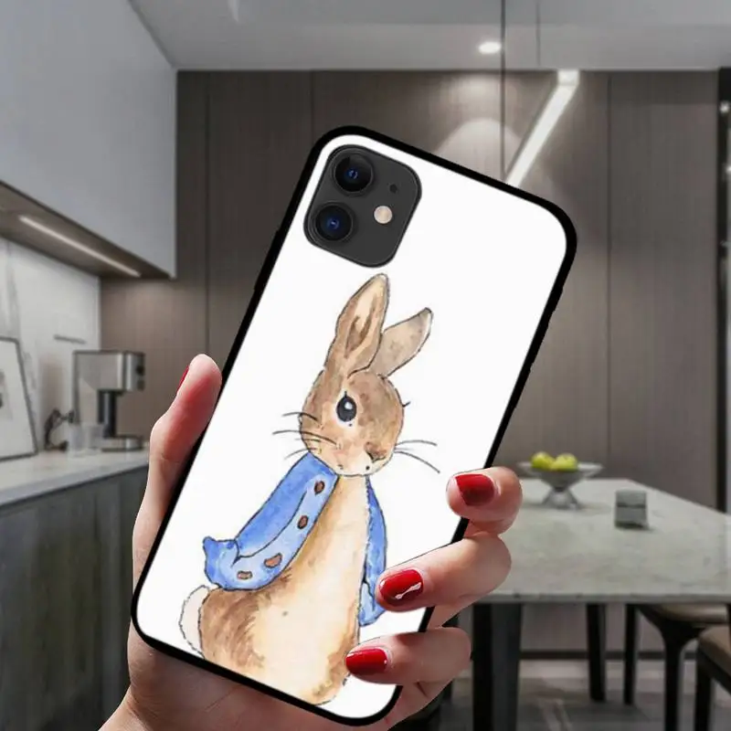 

ZFGHSHYQ Cute Cartoon Rabbit Phone Case For IPhone 6 6s 7 8 Plus X Xs Xr Xsmax 11 12 Pro Promax 12mini