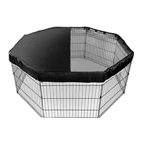 pet playpen cover pet mesh top cover dog playpen sunscreen rainproof shade cover for outdoor and indoor pet mesh top cover fits