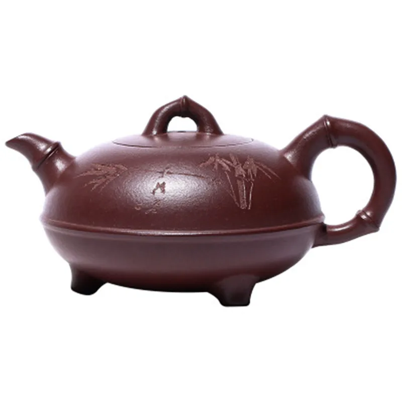 

Handmade Purple Sand Teapot Yixing Original Mine Purple Clay pot Lettering Bubble Teapot tea set