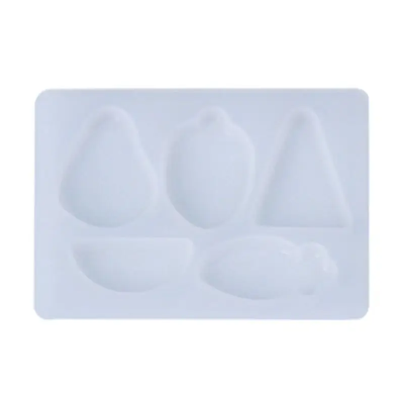 

Crystal Epoxy Resin Mold Hair Clip Barrette Casting Silicone DIY Crafts Mould