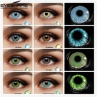 Контактные линзы EYESHARE для косплея, цветные контактные линзы ed для глаз, линзы для косплея аниме, цветные контактные линзы синего цвета, контактные линзы ed для глаз