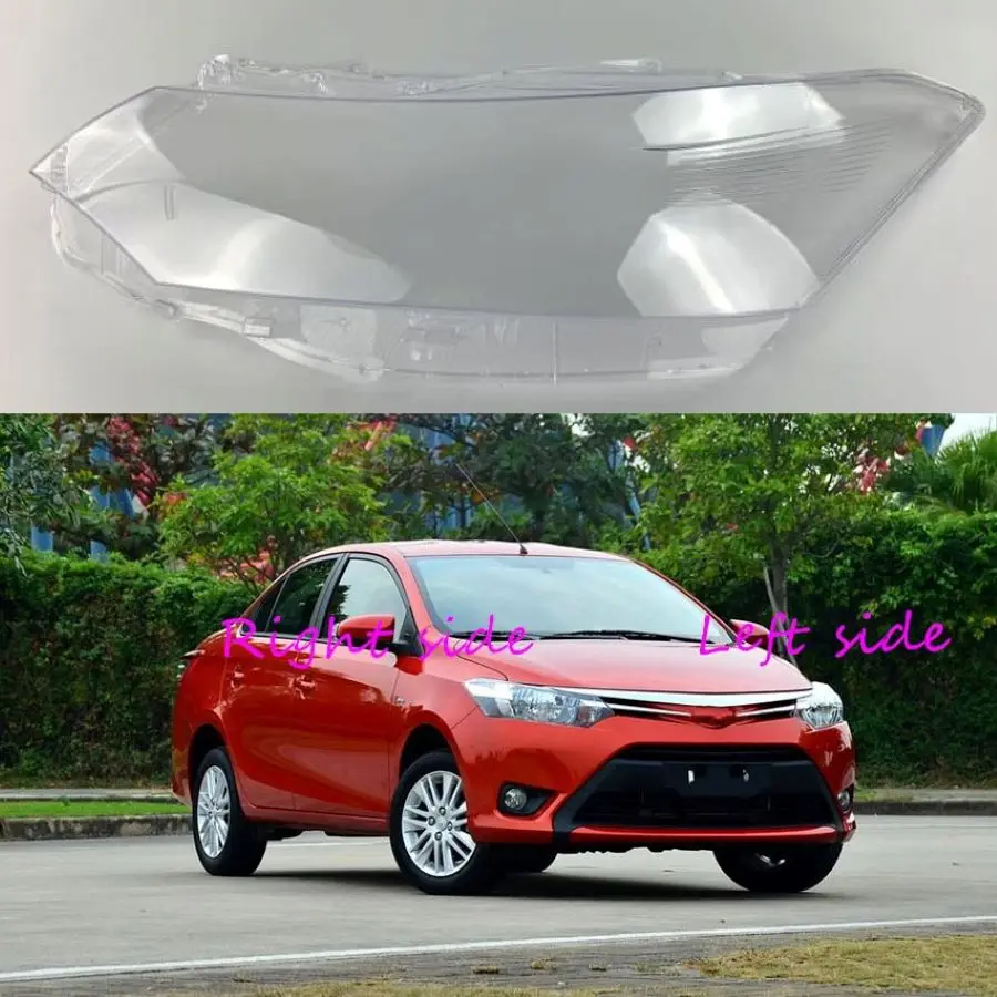 

For Toyota Vios 2014 2015 Car Headlight cover Headlamp Lens Auto Shell Cover