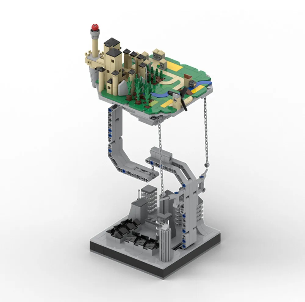 

Creator Bricks MOC Floating Magic Castle Bricks In The Air Building Blocks Compatible Modular City Fortress Construction House