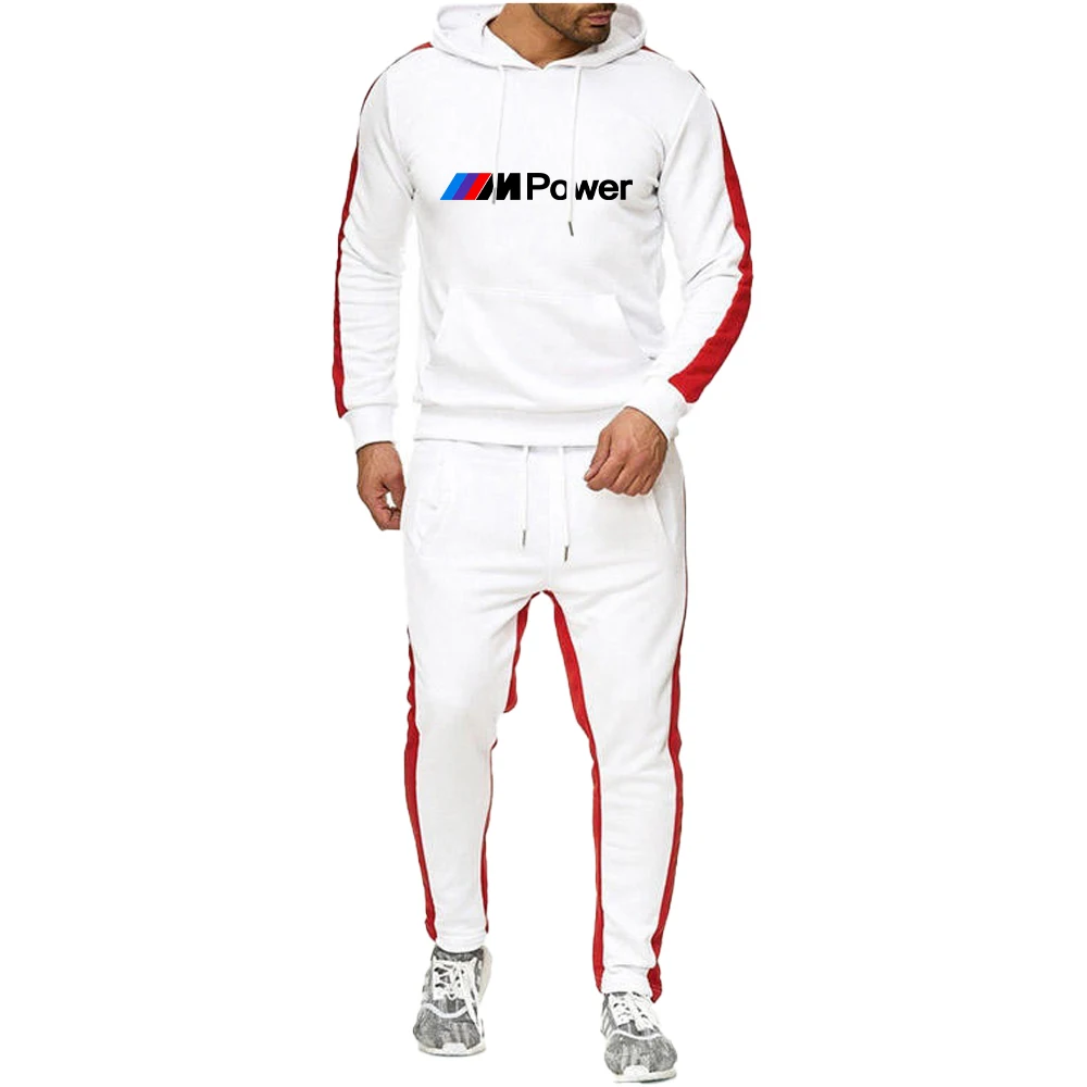 

New Style Men's Suits BMW Men's Sportswear Hoodies + Pants Sportswear Men's Zipper Hoodies Men's Suits Sportswear Jogging Sports