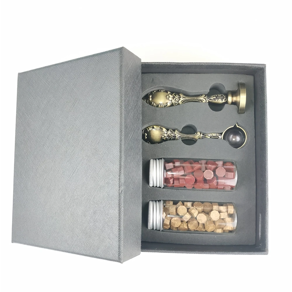 Персонализированный Набор печатей из воска индивидуальный дизайн для