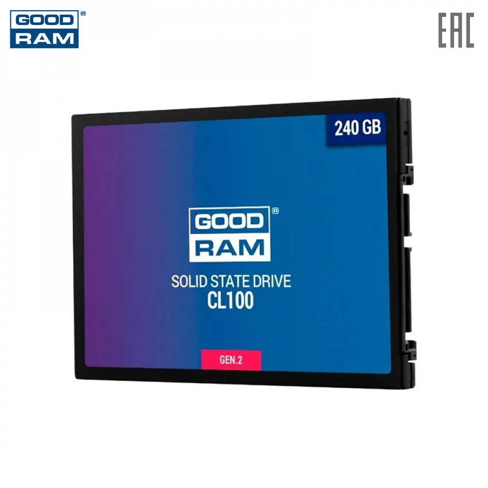 SSD жесткий диск GOOD RAM SATA2.5&quot 240GB CL100 SSDPR-CL100-240-G2 | Компьютеры и офис