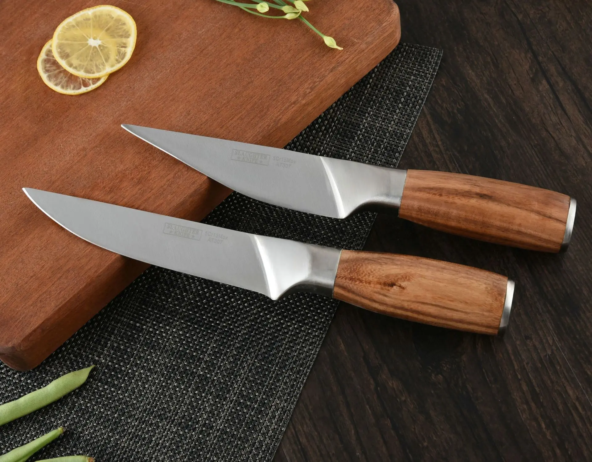 Ручной нож для убоя резки мяса специальный поросенка овец из нержавеющей