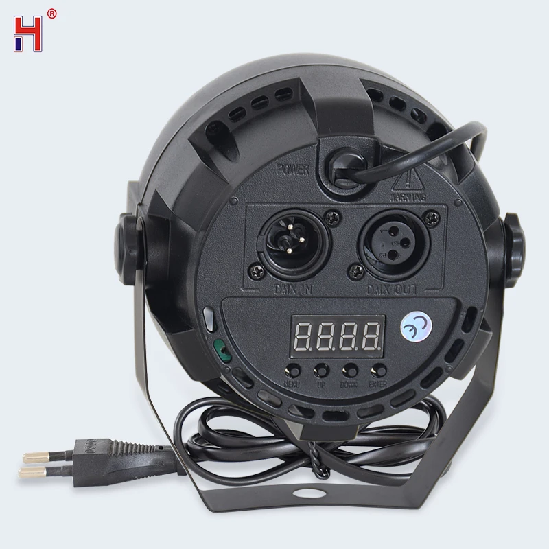 Плоский светодиодный прожектор Par 12x3W RGBW DMX сценическое освещение с DMX512 для