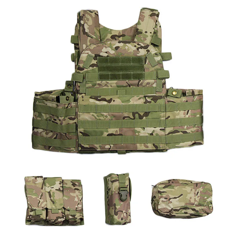 Тактический Военный Жилет Molle с медведем жилет для страйкбола пейнтбола