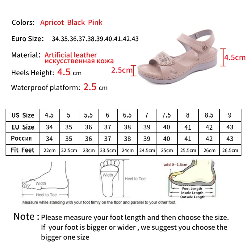 

CEVABULE 2021 Summer Sandals Comfortable And Lightweight Casual Women's Sandals Solid Color Slope With Non-slip Beach Shoes YSK