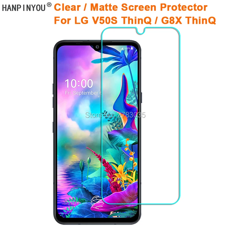Прозрачная глянцевая/Антибликовая матовая защитная пленка для LG V50S ThinQ / G8X 6 4