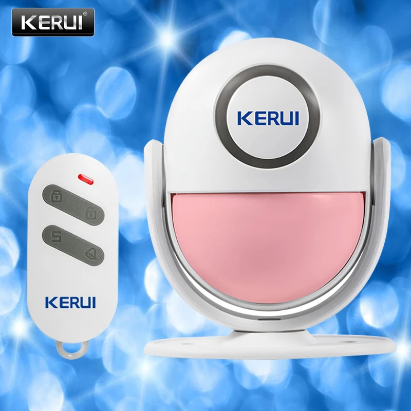 KERUI 125dB движения PIR сигнализации дверной звонок домой безопасности Беспроводной