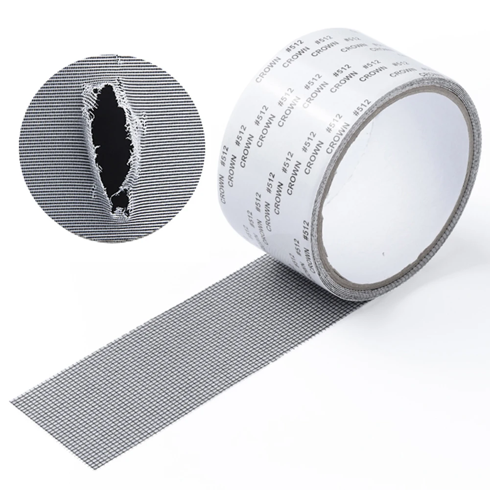 

Grey Screen Window Screen Net Adhesive Anti-mosquito Fly Bug Insect Mesh Window Door Mosquito Repair Patch Stickers Tools