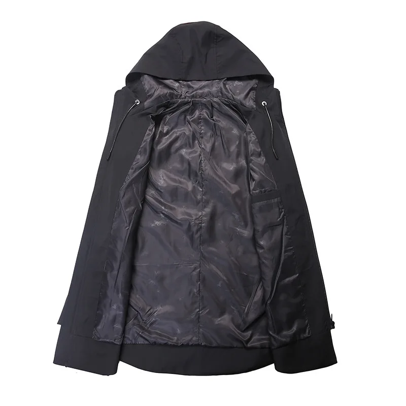 2019 зимняя куртка мужская с капюшоном Корейская парка Hombre длинная пальто большие