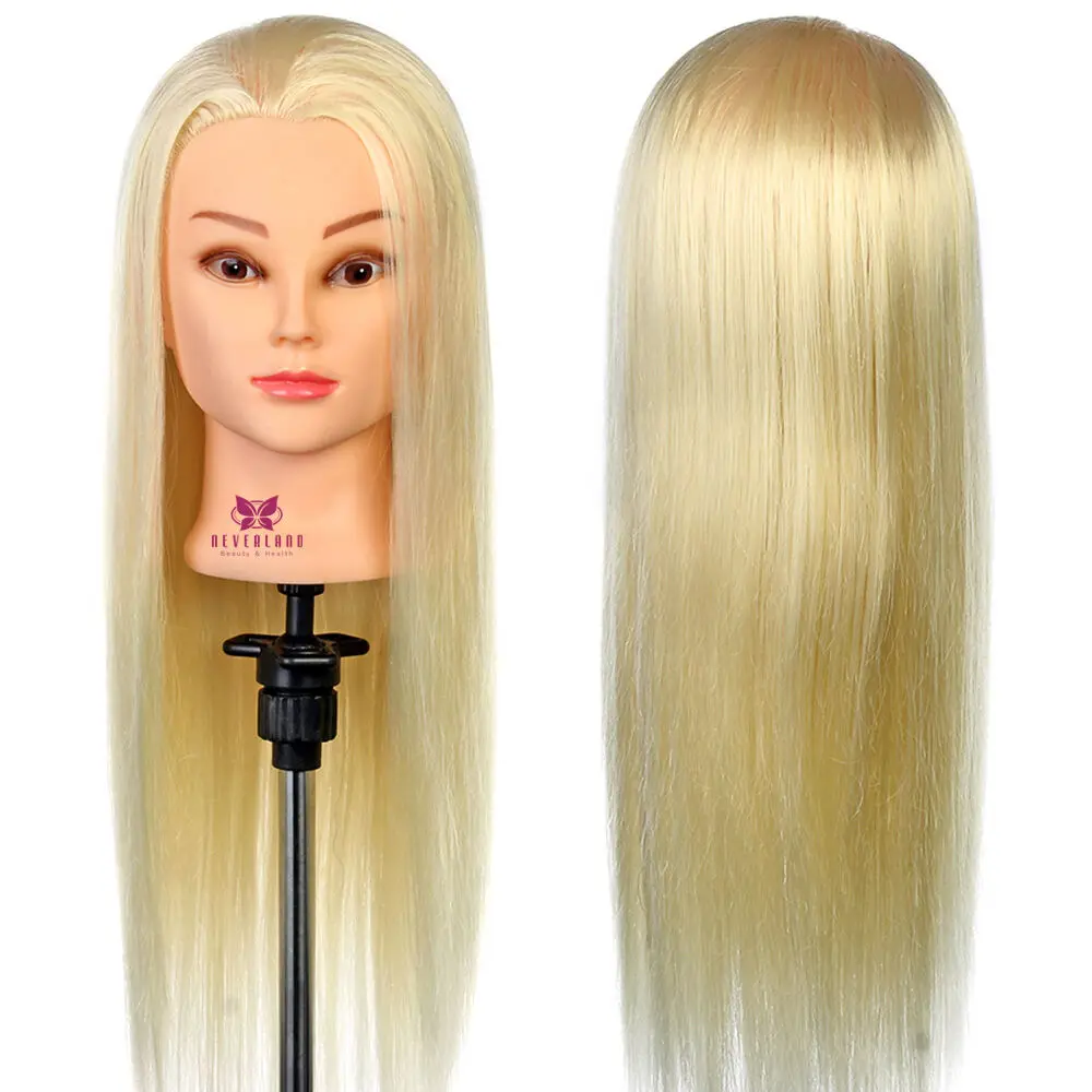 Салон 22 &quotПарикмахерские волосы дизайн учебная голова 30% настоящие человеческие