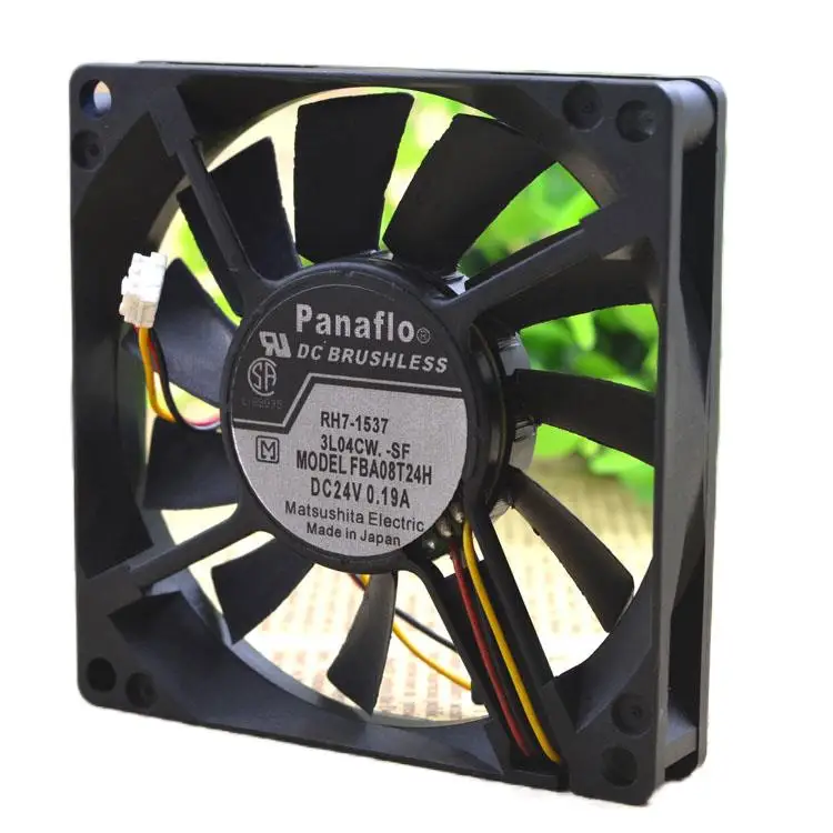 Fba08t24h японский Panasonic 24V 0.19a 80*80*15 вентилятор оборудования Fanuc