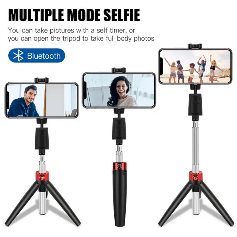 New Bluetooth Selfie Stick Phone Stand Tripod 360° Rotation With Wireless Remote For IPhone 11 Samsung Huawei Xiaomi | Электроника