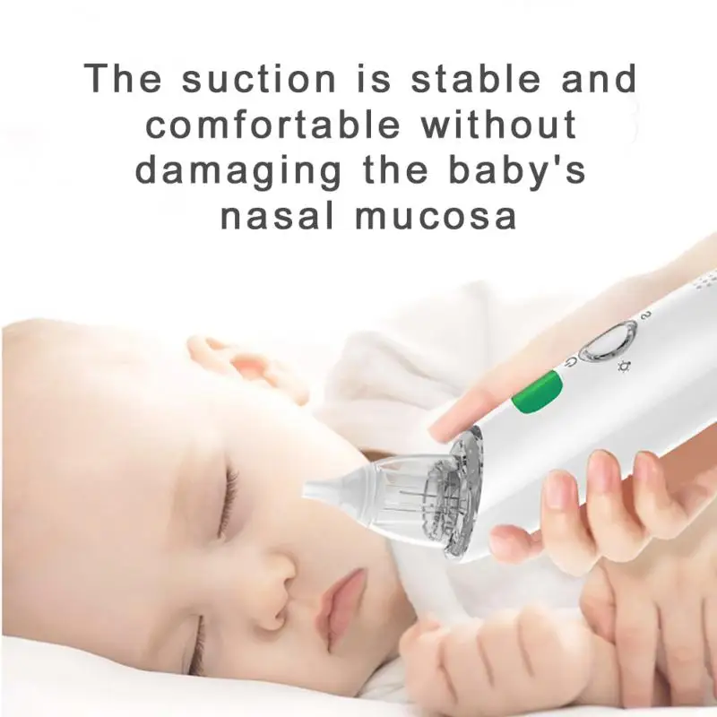 

Baby Nasal Aspirator Adjustable Suction Nose Cleaner Newborn Infantil Safety Sanitation Nasal Dischenge Patency Tool Low Noise