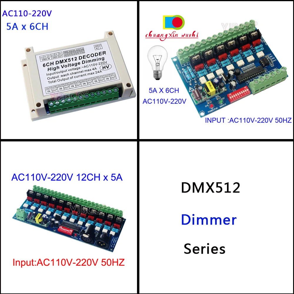 Светодиодная панель для сценического освещения 6 каналов/12 каналов DMX512