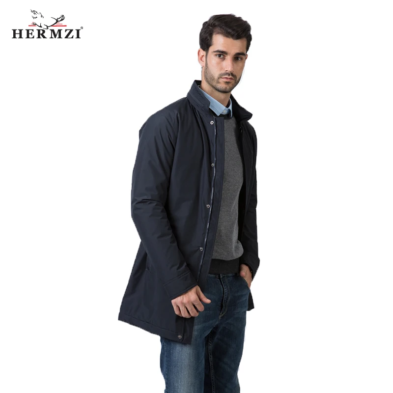 HERMZI 2021 Новинка Мужская Куртка Весна Осень Пальто Мужское Ветровка Куртки Мужские