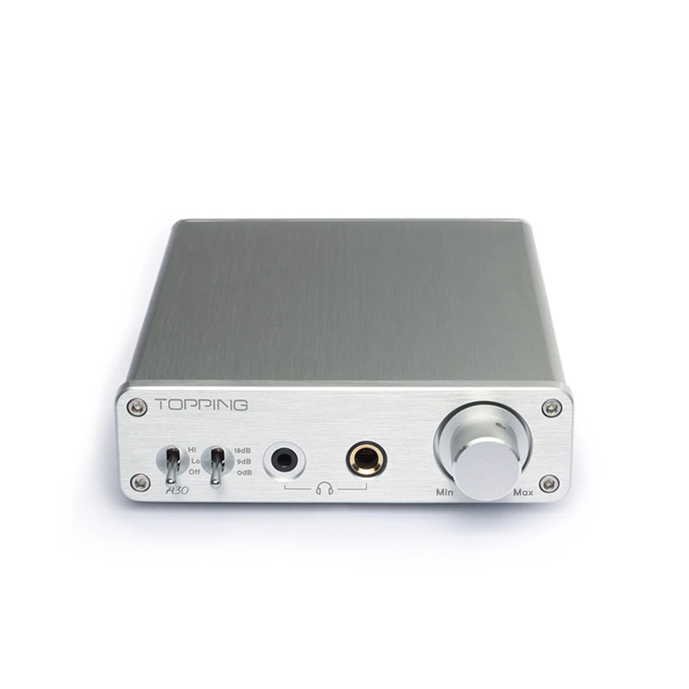 Topping A30 усилитель для наушников usb dsd tpa6120 чип hi fi настольный мини dac amp для 3,5 мм и 6,35 мм выход