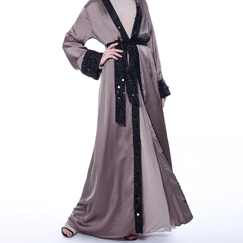 

Elegant Abaya Turkish Kimono Dubai Muslim Hijab Dress Abayas For Women Luxury Kaftan Caftan Marocain Ladies Islamic Clothing
