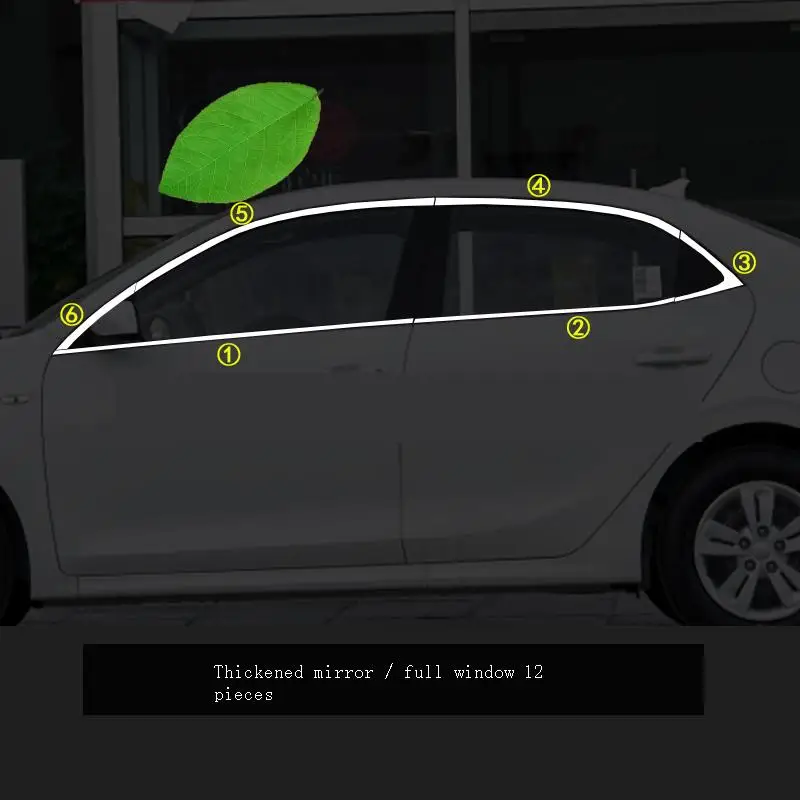 Декоративная наружная наклейка автомобильные аксессуары корпус окна 2009 2010 2011 2012