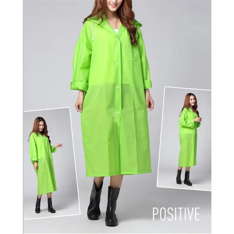 Полупрозрачный дождевик для женщин и мужчин уличный дорожный водонепроницаемый