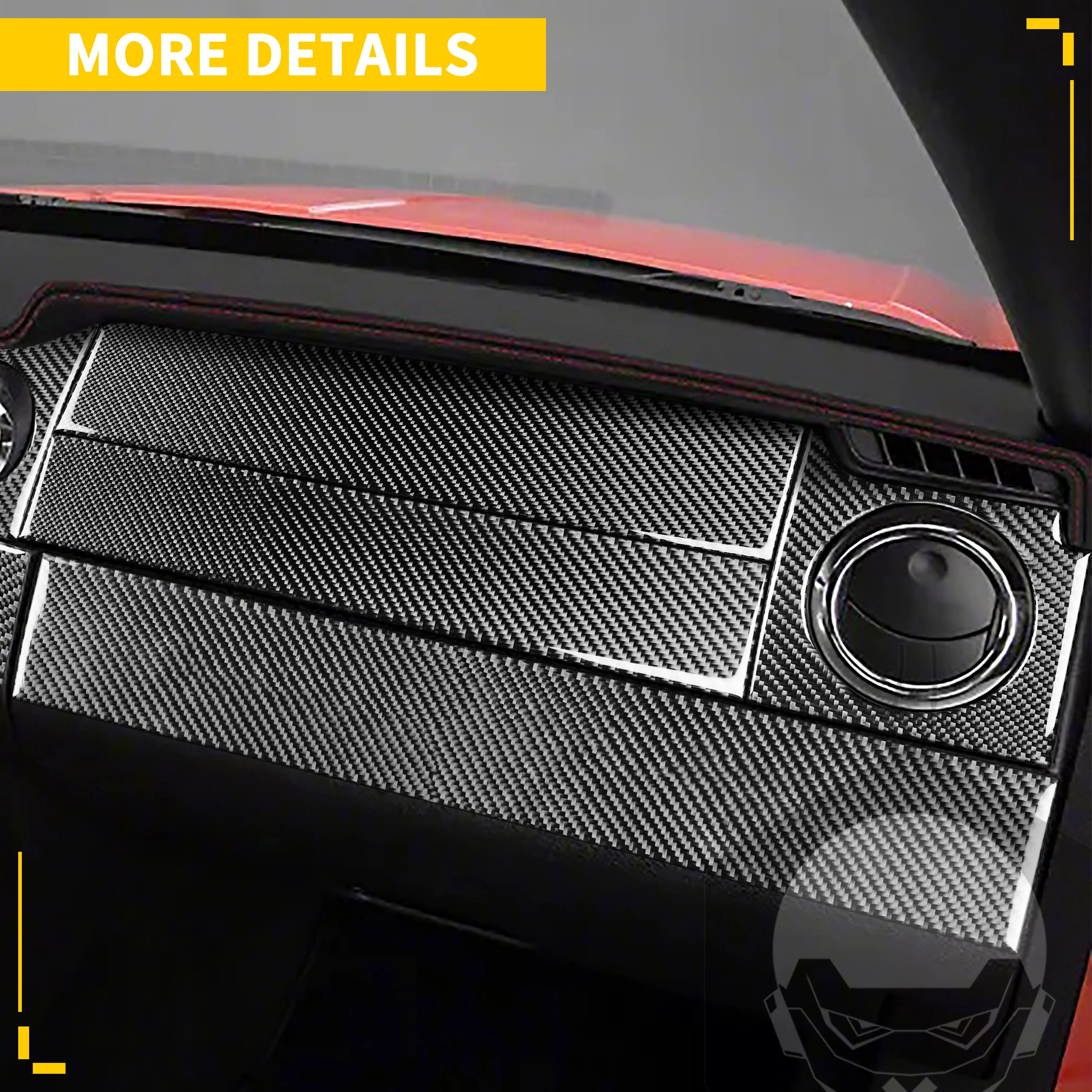 Скидка Полный комплект для Ford Mustang GT 2005-2009 S197, автомобильные аксессуары из углеродного волокна, обновленная отделка интерьера, защитные наклейки, ч...